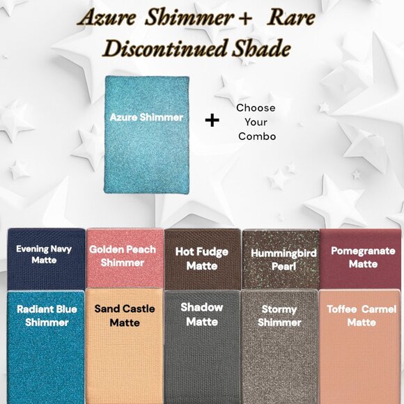 Azure Shimmer Discontinued Chromafusion Eye Shadow - Bundle 2 Eyeshadows - Picture 1 of 12